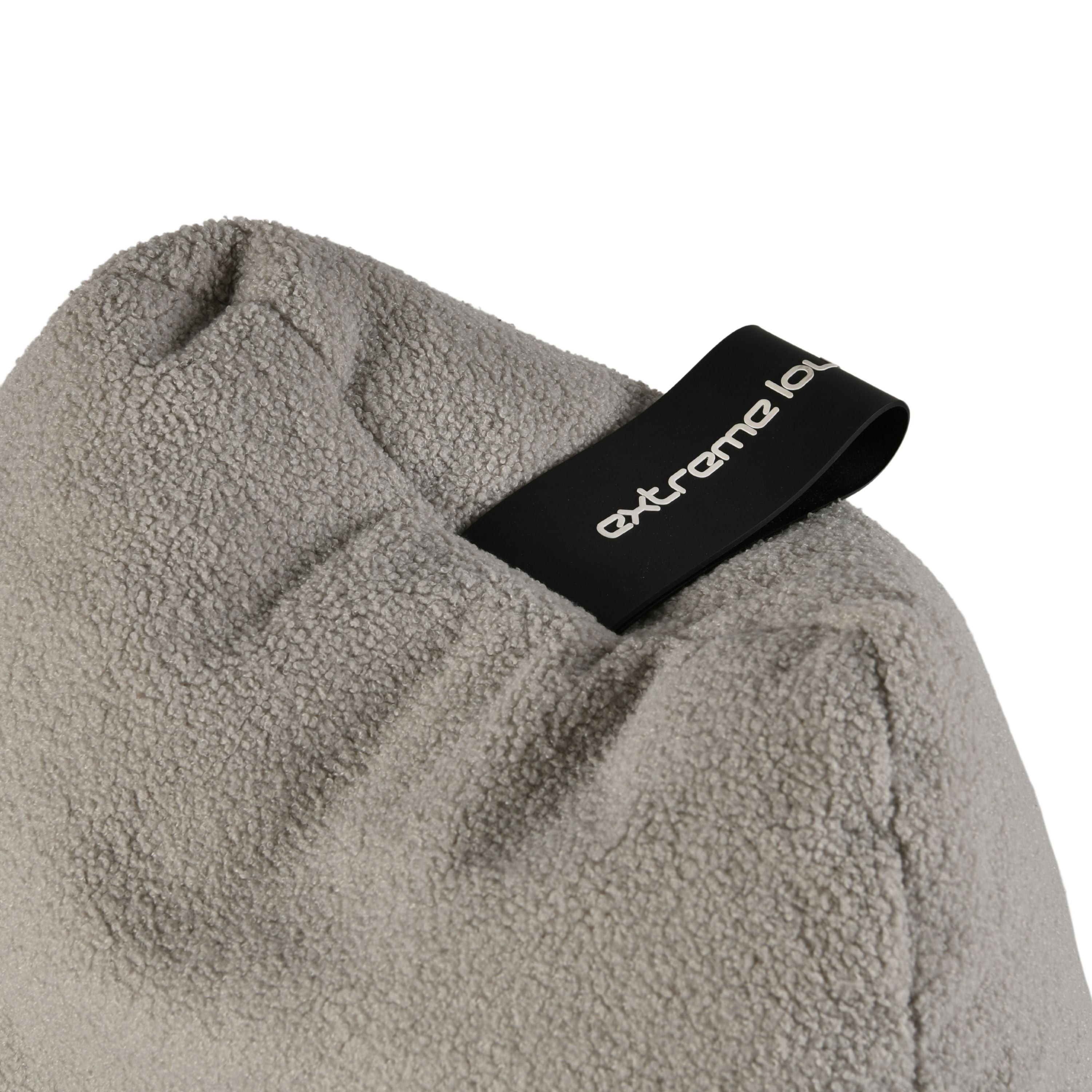 Extreme Lounging Mighty B-Bag Soft Grey Teddy Indoor